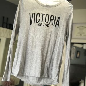 Victoria Secret Sport Low Cut/Dip Back Long Sleeve